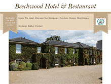 Tablet Screenshot of beechwood-hotel.co.uk